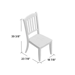Fortville Solid Wood Windsor Back Side Chair