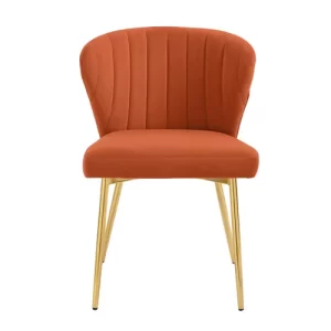 Kayvien Tufted Velvet Solid Back Side Chair